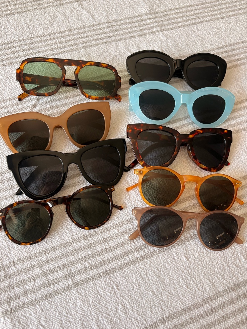 Lot of NINE Pairs of Sunglasses